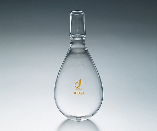 TS茄子型フラスコ・オス摺 100mL・29/42 　<透明摺合>　CL0096-02-51