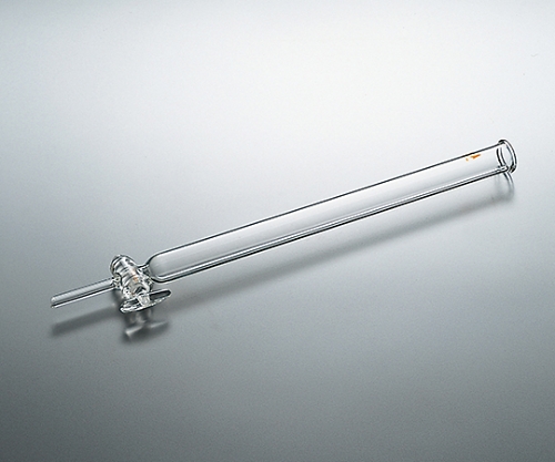 クロマト管(フィルター無・ガラスコック付) 10×L1400