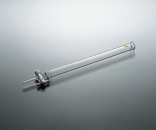 クロマト管(G3フィルター付・テフロンコック付) 50×L300