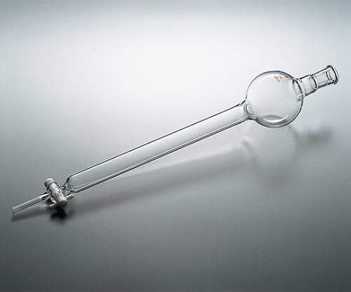 TSフラッシュカラム管(テフロンコック)500ml 25-24<透>