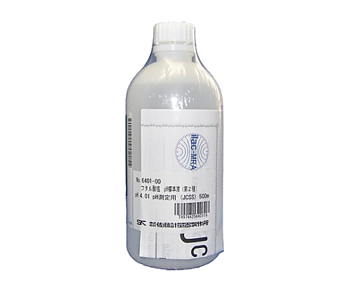 フタル酸塩pH標準液　500mL　JCSS　pH4.01　6401-00