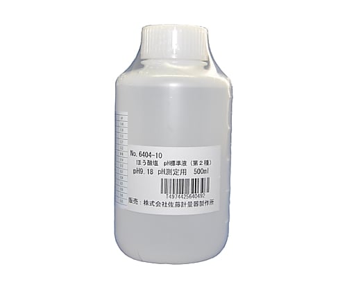 61-0066-24 ほう酸塩標準液 500mL pH9.18 6404-10