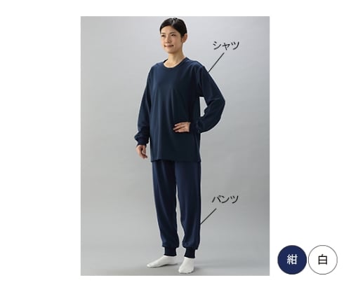 吸汗速乾快適インナーウエア長袖（白）　Mサイズ