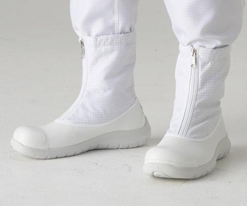 クリーンブーツ　安全シュート・トゥガード付　（白）　IEC規格対応　28.0cm
