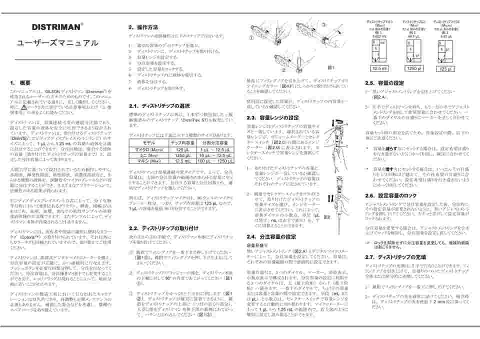 61-0083-60 ディストリマン DISTRIMAN F164001 【AXEL】 アズワン