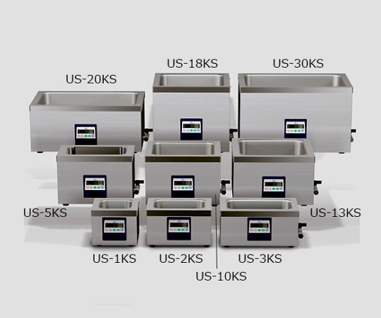 ［取扱停止］超音波洗浄機　213×137×100ｍｍ　卓上強力型　KSシリーズ　US-1KS