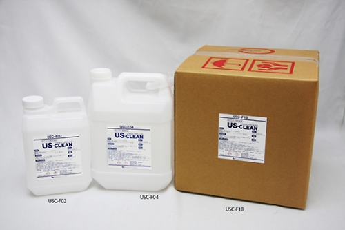 61-0084-97 US-CLEAN 水系脱脂用洗浄剤 個別用途向けモデル 水溶性加工油強力脱脂用 USC-Fシリーズ （ポリ容器タイプ） USC-F02