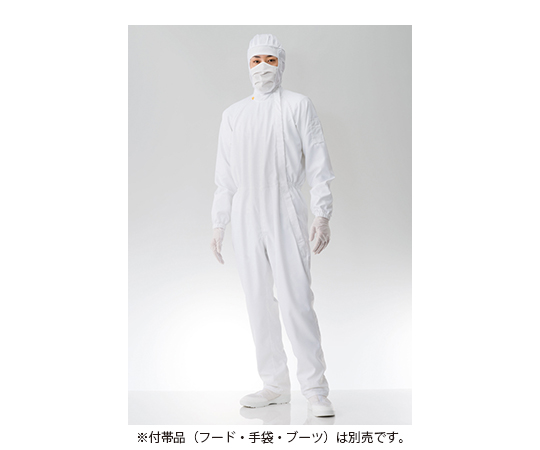 クリーンルーム用ツナギ服 白 L