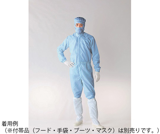 オートクレーブ滅菌対応ツナギ服　青　LL