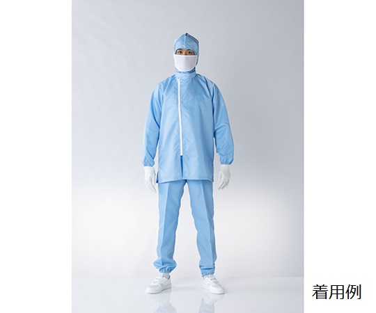 クリーンルーム用上着 青 3L