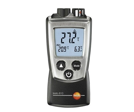testo810 ポケットライン赤外線放射温度計 校正証明書付