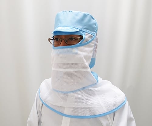 異物防止フード プリータⅣ PA1482 ブルーM