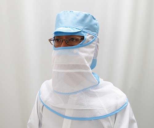 異物防止フード プリータⅣ PA1482 ブルーL