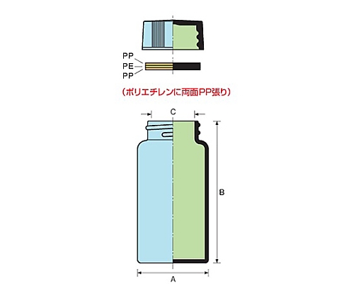 61-0143-47 FCスクリュー管瓶 透明 100入 4.0ml No.1