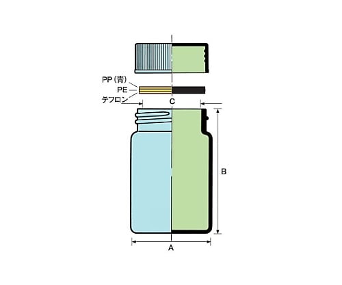 61-0146-10 スクリューカップ 30ml 100コ No.35 1箱（100個入） 【AXEL