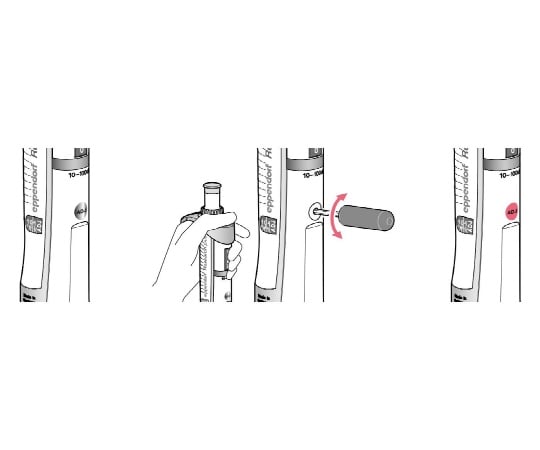 61-0163-43 Eppendorf ResearchR plus 3-pack, epT.I.P.S.Rボックスまたはチップサンプルとボールペンを含む パック2 3120 000.917