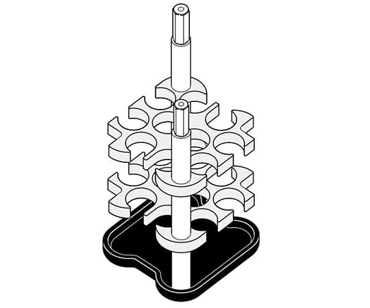 アダプター　5-7mL×10　A-4-38用　長方形バケット付き
