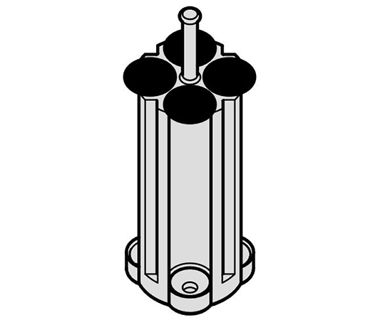 アダプター　9-15mL×4　A-4-38用　丸型バケット装備