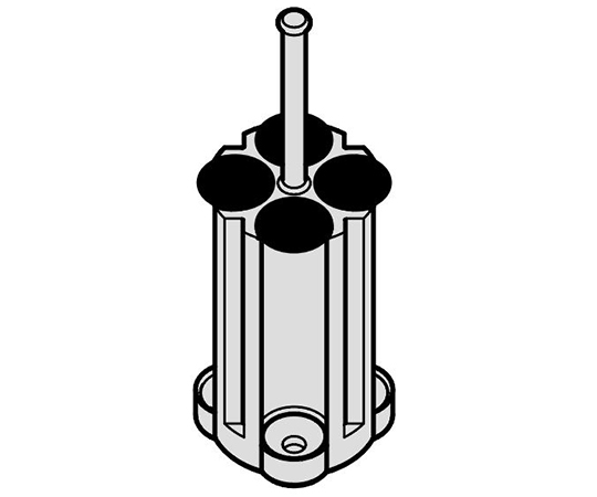 アダプター　4-10mL×4　A-4-38用　丸型バケット装備