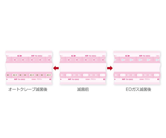 61-0185-90 HPsp(R)滅菌バッグ(AC/EOGガス両用ギャゼットロールタイプ) TS-5002