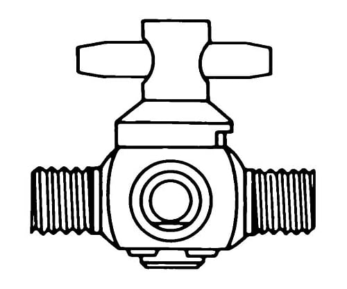 3-way valve with Luer vent 1/Pk 1ST