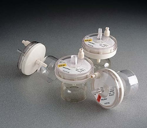 Gamma Compatible Millipak-100 Filter Unit 0.22μm 1-1/2in. TC/TC sterile; 3/pk 3×1ST