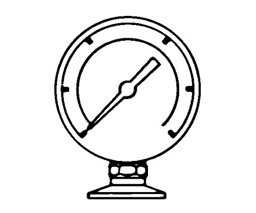 Housing Sanitary Pressure Gauge (1-6.89bar) 1/Pk 1ST