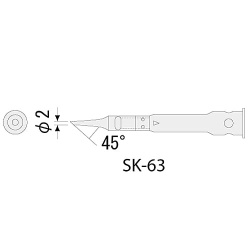 コテライザー　SK-60シリーズ用　半田コテチップ