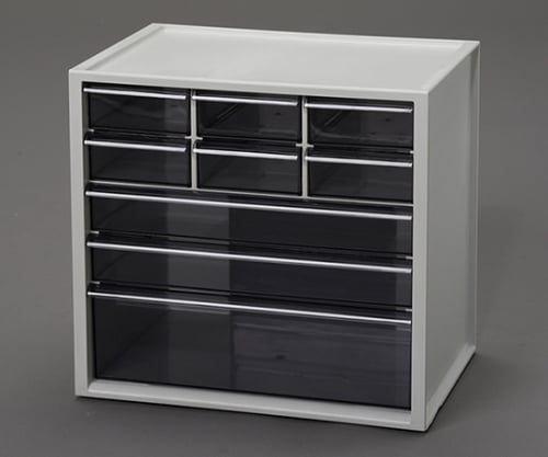 アイリスオーヤマ61-0424-21小物キャビネットKC-350DRライトグレー【1個】(as1-61-0424-21)