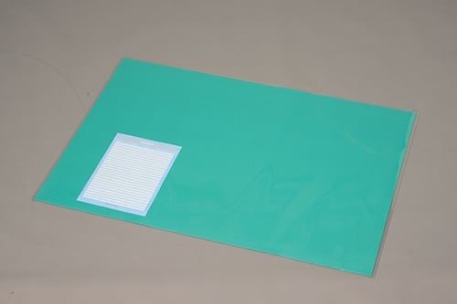デスクマット クリア（PVCシート）/緑（下敷き） DMT-6045PN