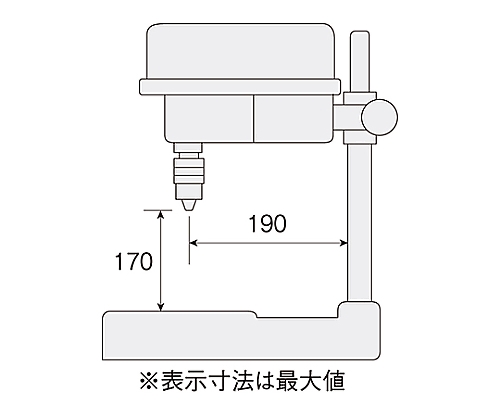 取扱を終了した商品です］デスクドリル K-16 61-0484-86 【AXEL】 アズワン