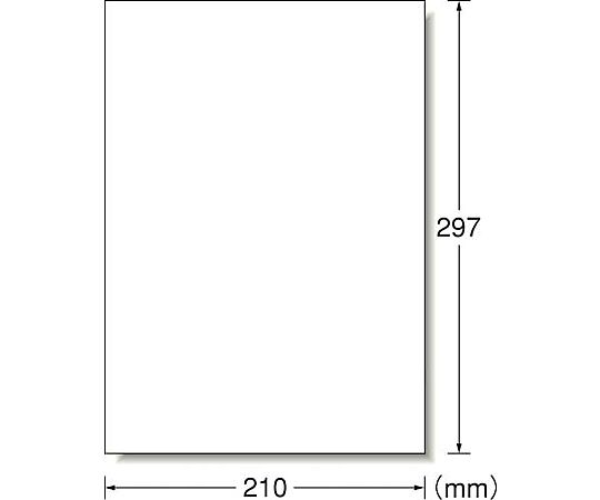 紙ラベル レーザー用 A4 ノーカット 100枚　28361