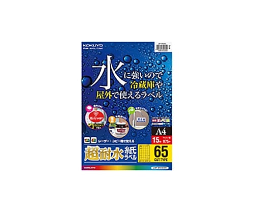 コクヨ61-0529-06超耐水紙ラベルＬＢＰ－ＷＳ６９６５【1袋(15枚入)】(as1-61-0529-06)