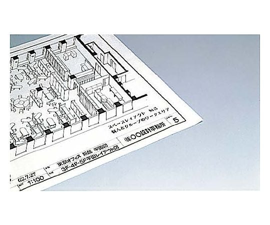 ワープロ用フィルムラベル A4透明・ツヤ消し10枚 ﾀｲ-2210｜アズ