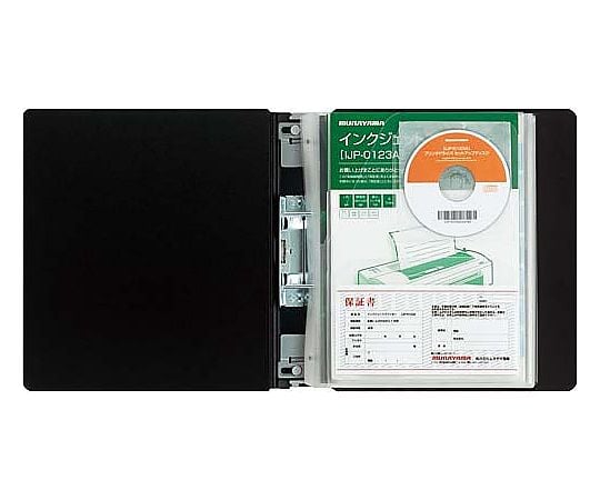 取扱を終了した商品です］ガバット取扱説明書ファイル（替紙式）黒 ﾗ