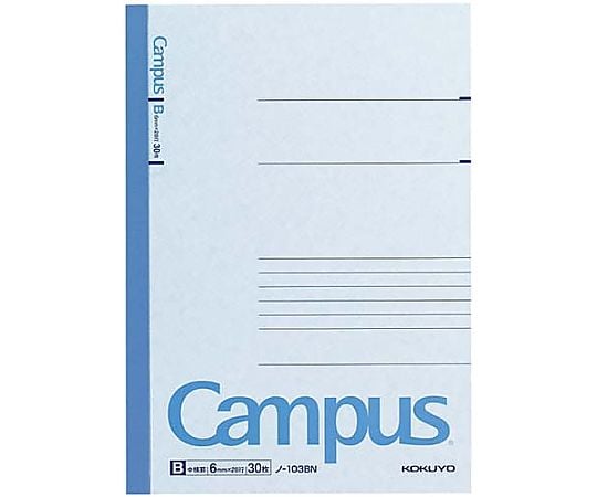 Campusのノート　B 6mm×35行30枚 楽天市場】campus ノート b 6mm 35行 30枚の通販