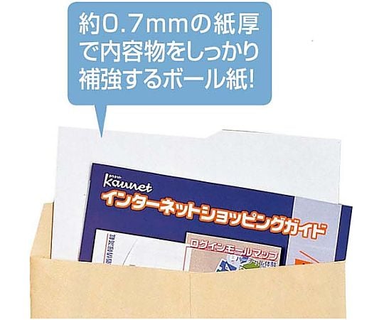 61-0581-42 封筒補強用ボール紙 B4 100枚 EBB4100 【AXEL】 アズワン