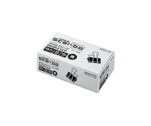 コクヨ61-0606-95ダブルクリップ（個箱タイプ）特大・黒【1箱(10個入)】(as1-61-0606-95)