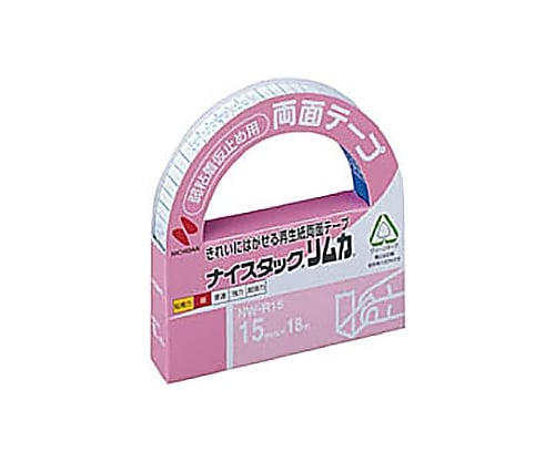61-0613-53 紙両面テープ リムカ １５ｍｍ×１８ｍ きれいにはがせるタイプ NW-R15