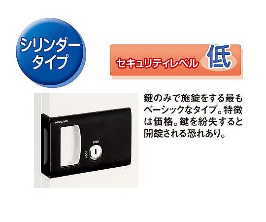 61-0729-63 キーボックスKEYSYSシリンダー 16個収容 KFB-L16 【AXEL