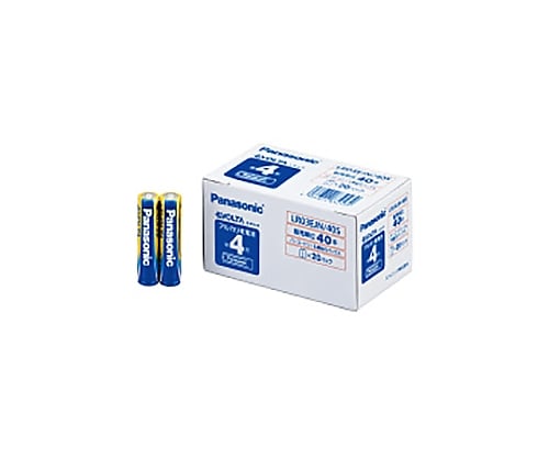 61-0737-09 アルカリ乾電池ＥＶＯＬＴＡ業務用パック 単４形 ４０本入 LR03EJN/40S
