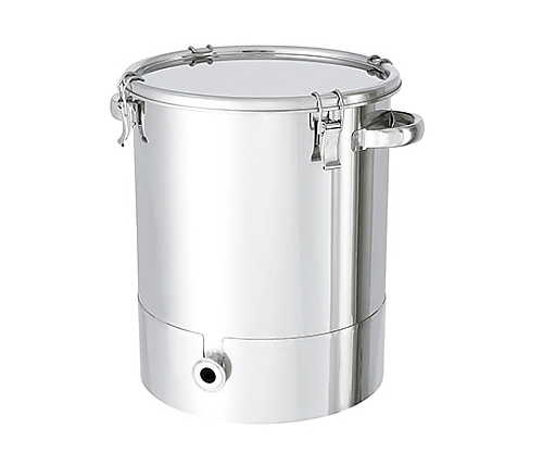 底部勾配型ステンレス密閉容器 クリップタイプ B型シリコンパッキン付 1000L　KTT-CTH-100H