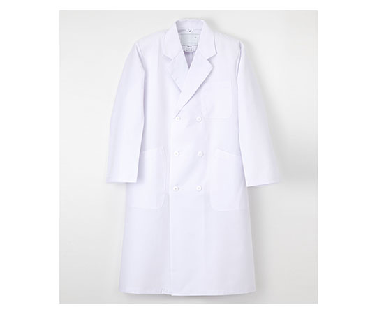 男子ダブル診察衣 ホワイト L