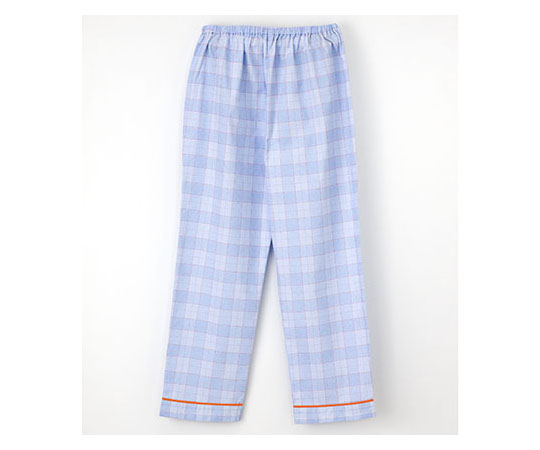 患者衣 ズボン ブルー LL