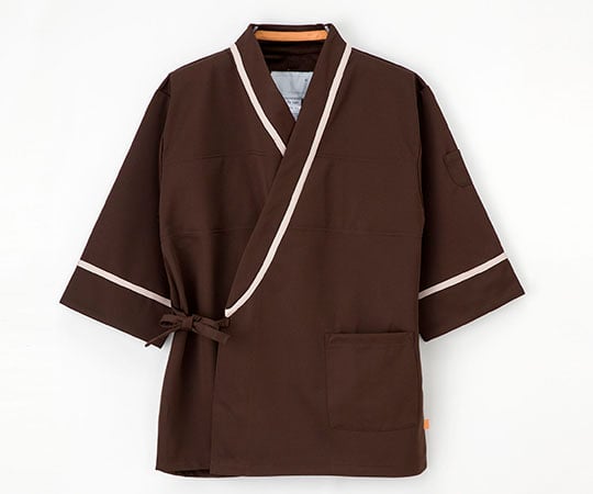 検診衣じんべい型 ブラウン S