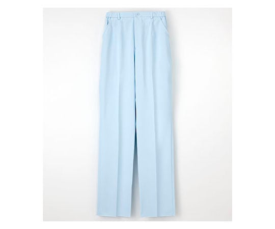 ストレートパンツ ブルー L