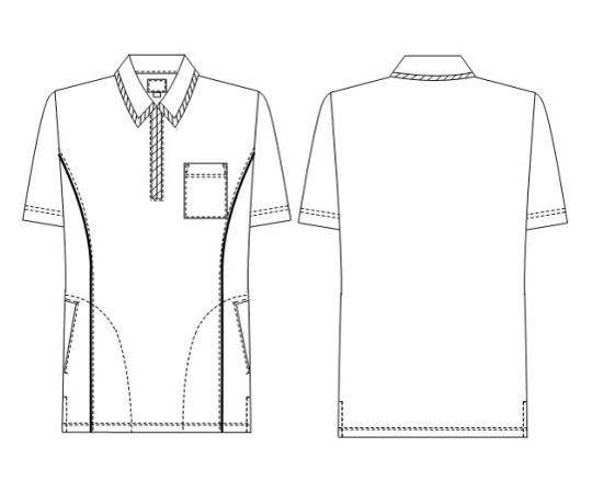 ニットシャツ メロン L