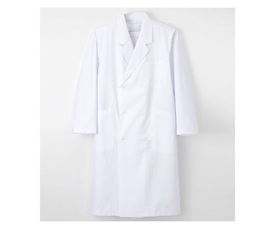 男子ダブル診察衣 ホワイト S