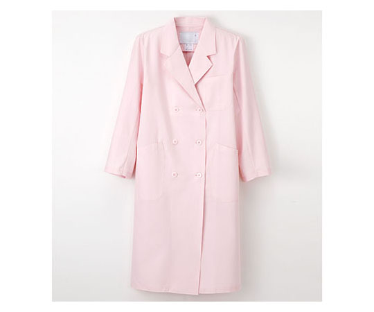 女子ダブル診察衣 ピンク S