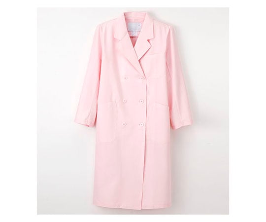 女子ダブル診察衣 ピンク LL